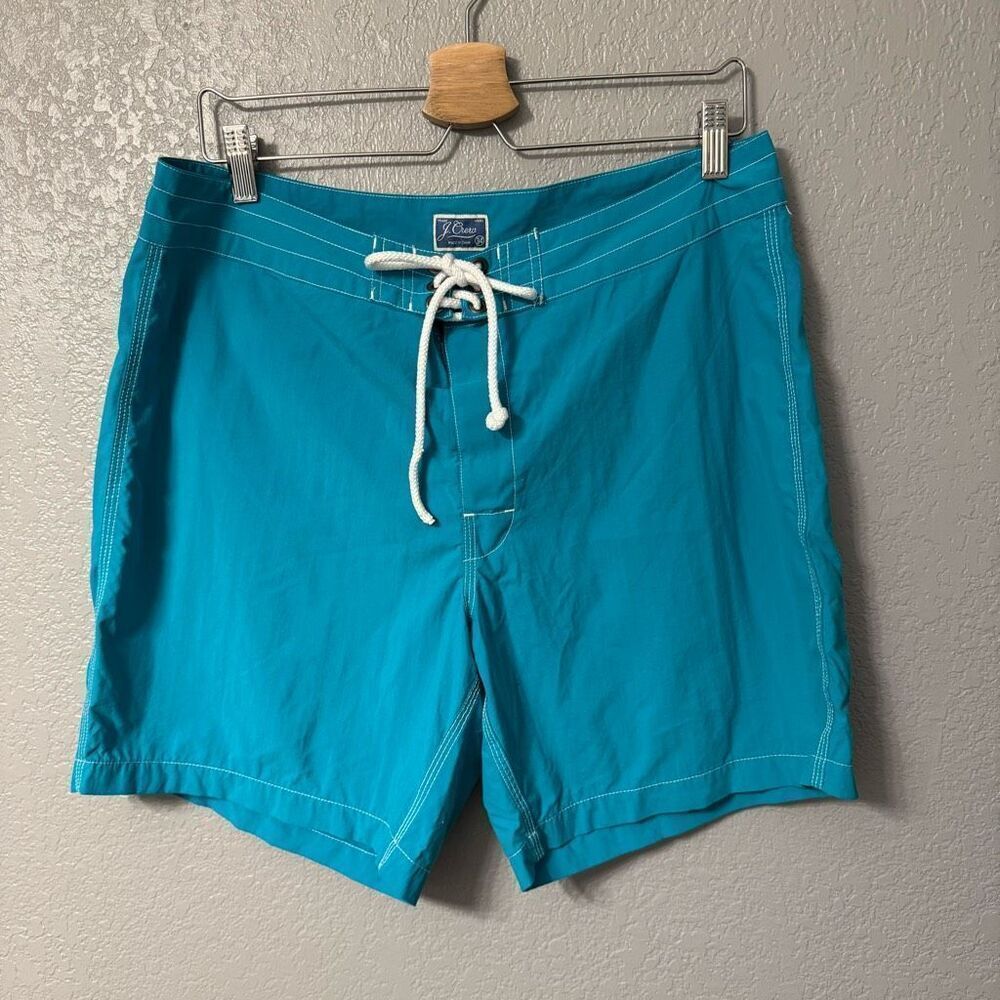 J. Crew Men’s Blue Swim Short Trunks Size 34